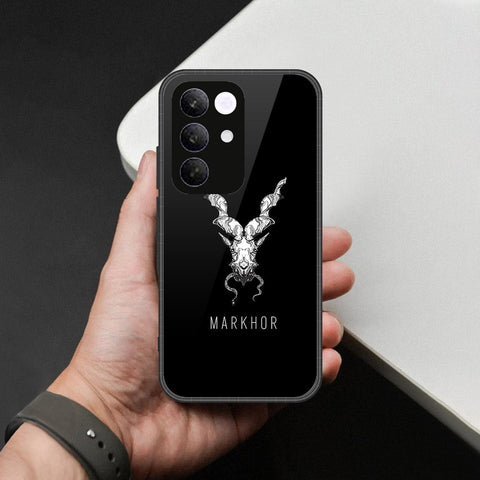 Realme C85 Pro- Markhor Series -HQ Ultra Shine Premium Infinity Glass Soft Silicon Borders Case
