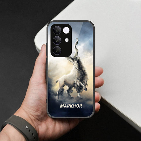 Realme C85 Pro- Markhor Series -HQ Ultra Shine Premium Infinity Glass Soft Silicon Borders Case