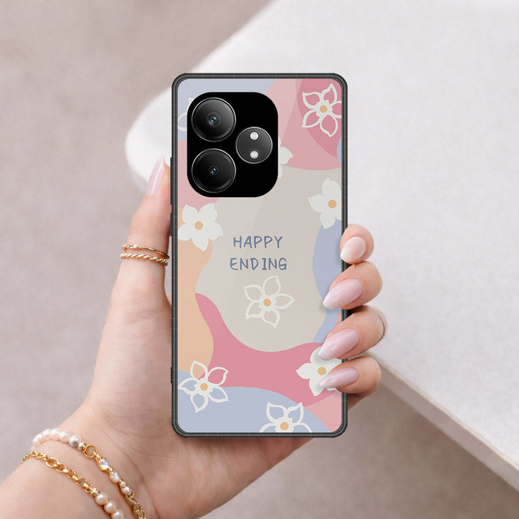 Realme GT 6T Cover - Happy Series - HQ Premium Shine Durable Shatterproof Case