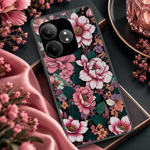 Realme GT 6T Cover - ONation Botancial Bloom Series - HQ Premium Shine Durable Shatterproof Case