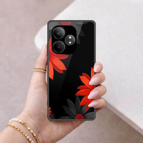 Realme GT 6T Cover - Floral Series 2 - HQ Premium Shine Durable Shatterproof Case
