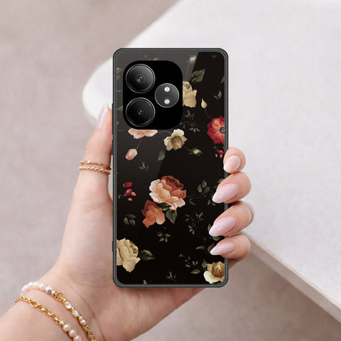 Realme GT 6T Cover - Floral Series 2 - HQ Premium Shine Durable Shatterproof Case