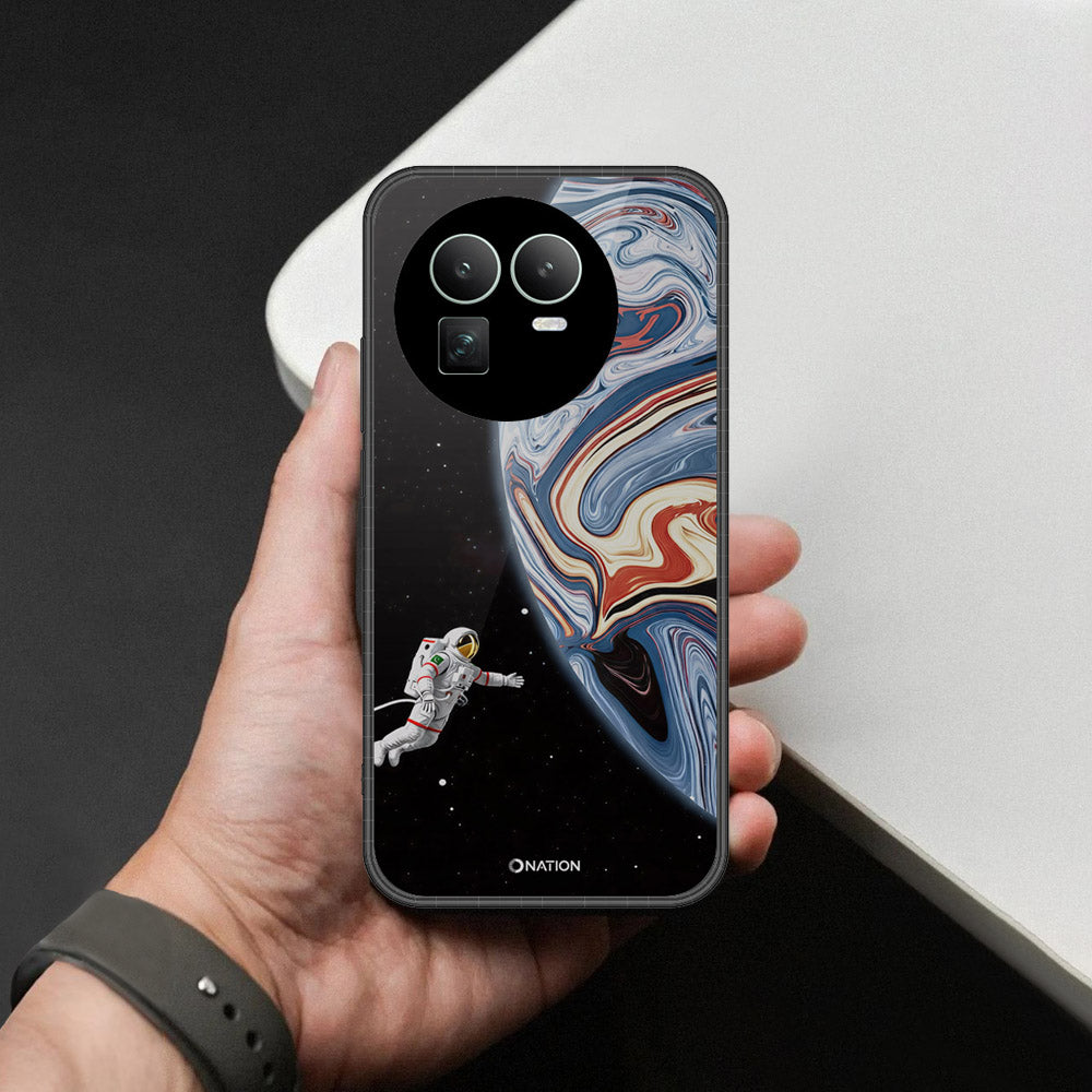 Realme GT 8 (China) Cover - Cosmic Marble Astronaut Design - HQ Premium Shine Durable Shatterproof Case