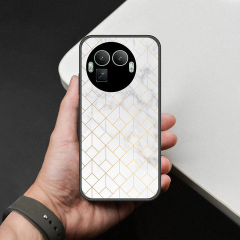 Realme GT 8 Pro Cover - White Marble Series 2 - HQ Premium Shine Durable Shatterproof Case