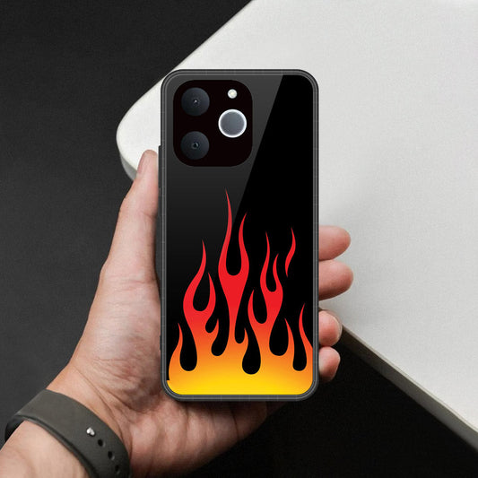 Realme Note 70 - Stellar Series - HQ Ultra Shine Premium Infinity Glass Soft Silicon Borders Case