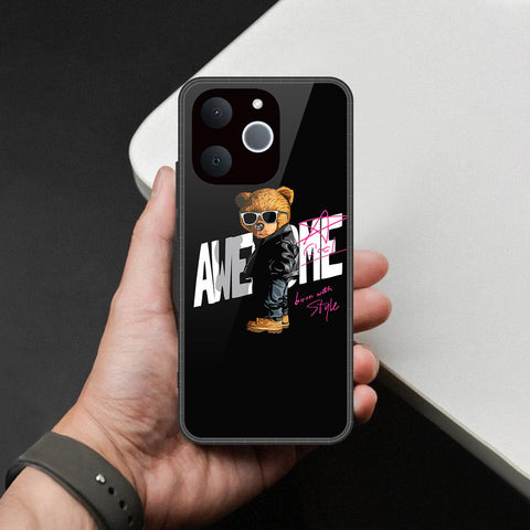 Realme Note 70 - Stellar Series - HQ Ultra Shine Premium Infinity Glass Soft Silicon Borders Case