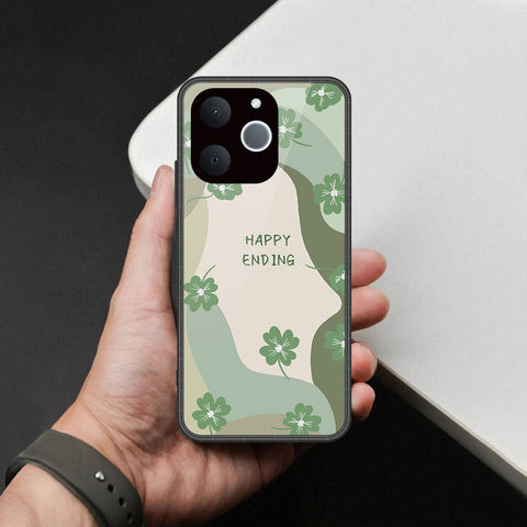 Realme Note 70 - Happy Series - HQ Ultra Shine Premium Infinity Glass Soft Silicon Borders Case