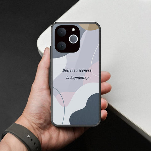 Realme Note 70 - Happy Series - HQ Ultra Shine Premium Infinity Glass Soft Silicon Borders Case