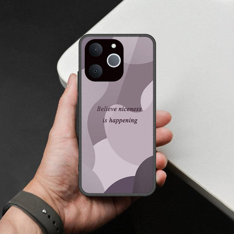 Realme Note 70 - Happy Series - HQ Ultra Shine Premium Infinity Glass Soft Silicon Borders Case