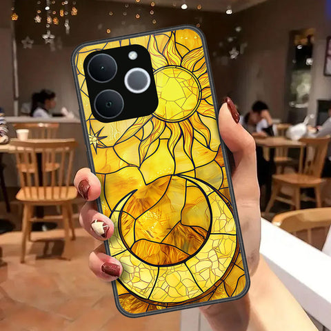 Realme Note 70 Cover - Celestial Starry Universe Series - HQ Ultra Shine Premium Infinity Glass Soft Silicon Borders Case