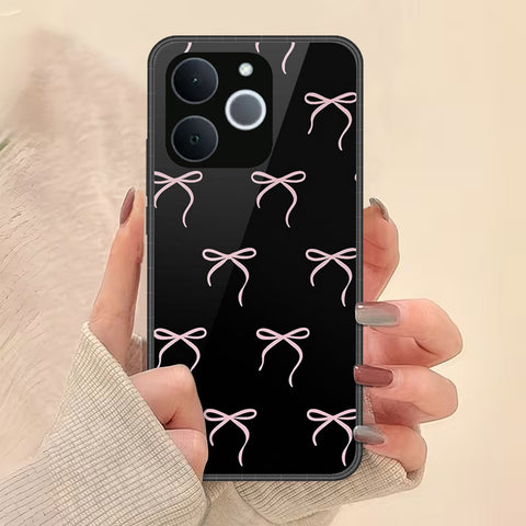 Realme Note 70 Cover - Onation Bow Series - HQ Ultra Shine Premium Infinity Glass Soft Silicon Borders Case