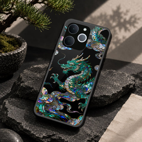 Realme Note 70 Cover - Pearl Dynasty Series - HQ Ultra Shine Premium Infinity Glass Soft Silicon Borders Case