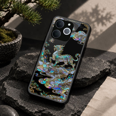 Realme Note 70 Cover - Pearl Dynasty Series - HQ Ultra Shine Premium Infinity Glass Soft Silicon Borders Case