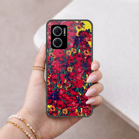 Xiaomi Redmi Note 11e Cover - Floral Series - HQ Premium Shine Durable Shatterproof Case