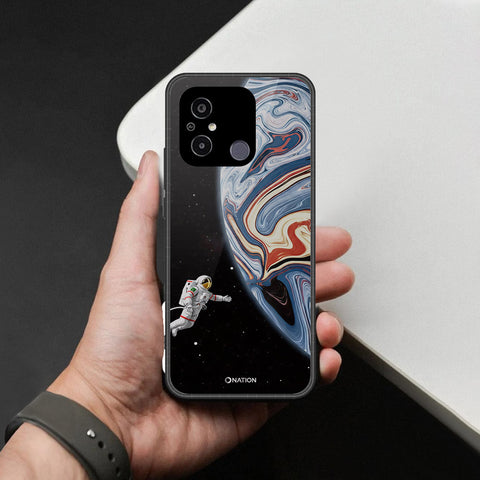 Xiaomi Redmi 11A Cover - Cosmic Marble Astronaut Design - HQ Premium Shine Durable Shatterproof Case