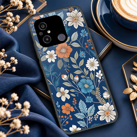 Xiaomi Redmi 11A Cover - ONation Botancial Bloom Series - HQ Premium Shine Durable Shatterproof Case