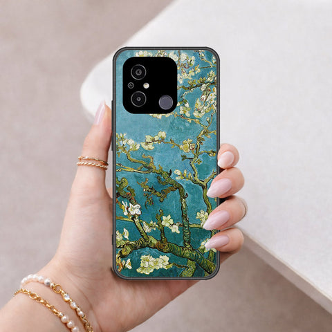 Xiaomi Redmi 11A Cover - Floral Series 2 - HQ Premium Shine Durable Shatterproof Case