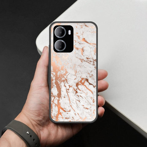 Xiaomi Redmi 15a Cover - White Marble Series 2 - HQ Premium Shine Durable Shatterproof Case