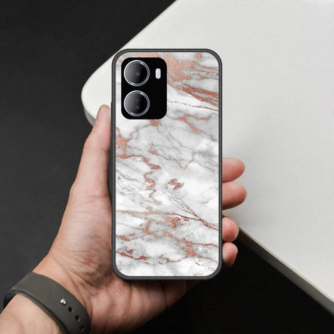 Xiaomi Redmi 15a Cover - White Marble Series 2 - HQ Premium Shine Durable Shatterproof Case