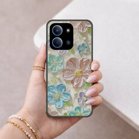 Xiaomi Redmi 15C 5G Cover - Floral Series - Design 14 - Blue & Purple - HQ Premium Shine Durable Shatterproof Case