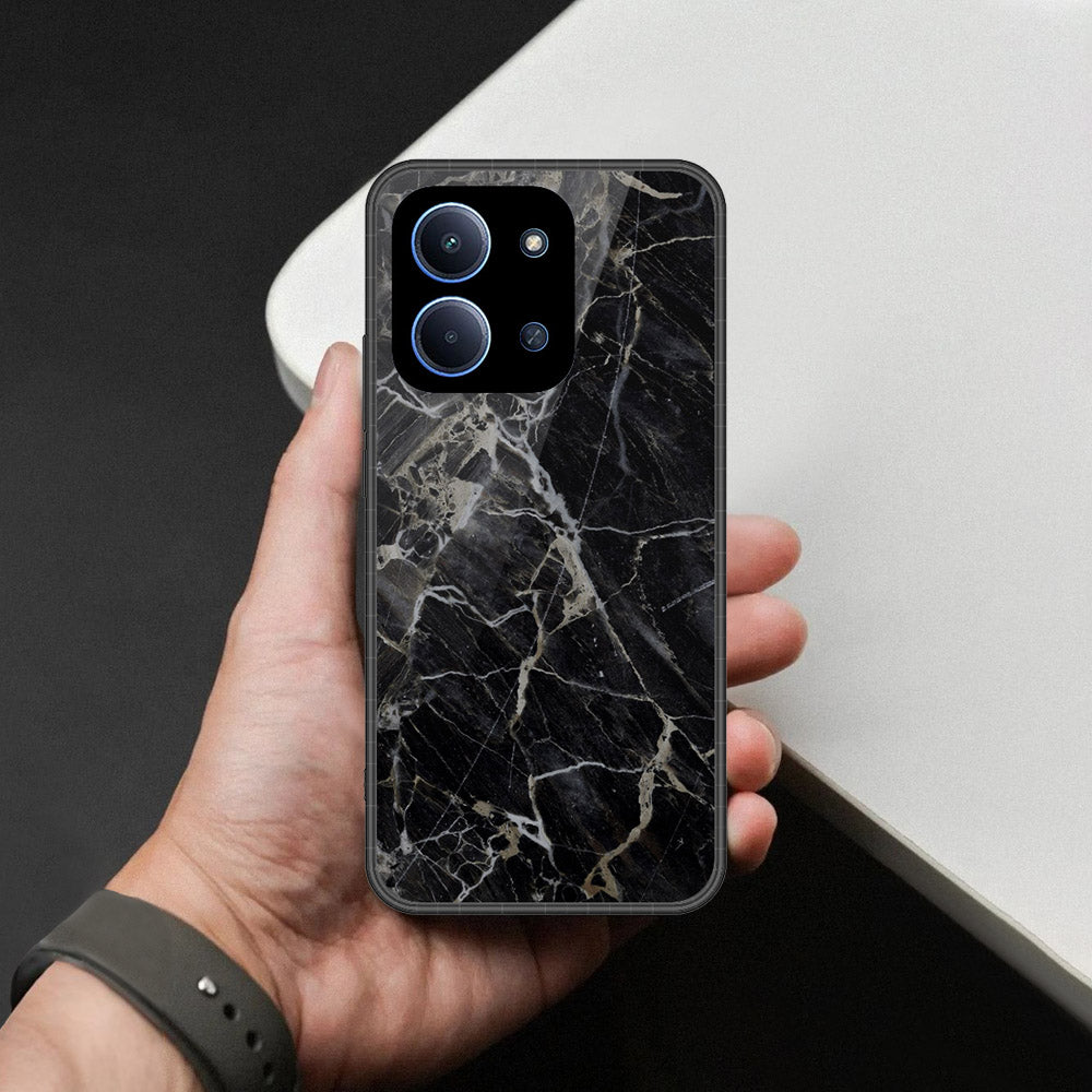 Xiaomi Redmi 15C 5G Cover - Black Marble Series - HQ Premium Shine Durable Shatterproof Case