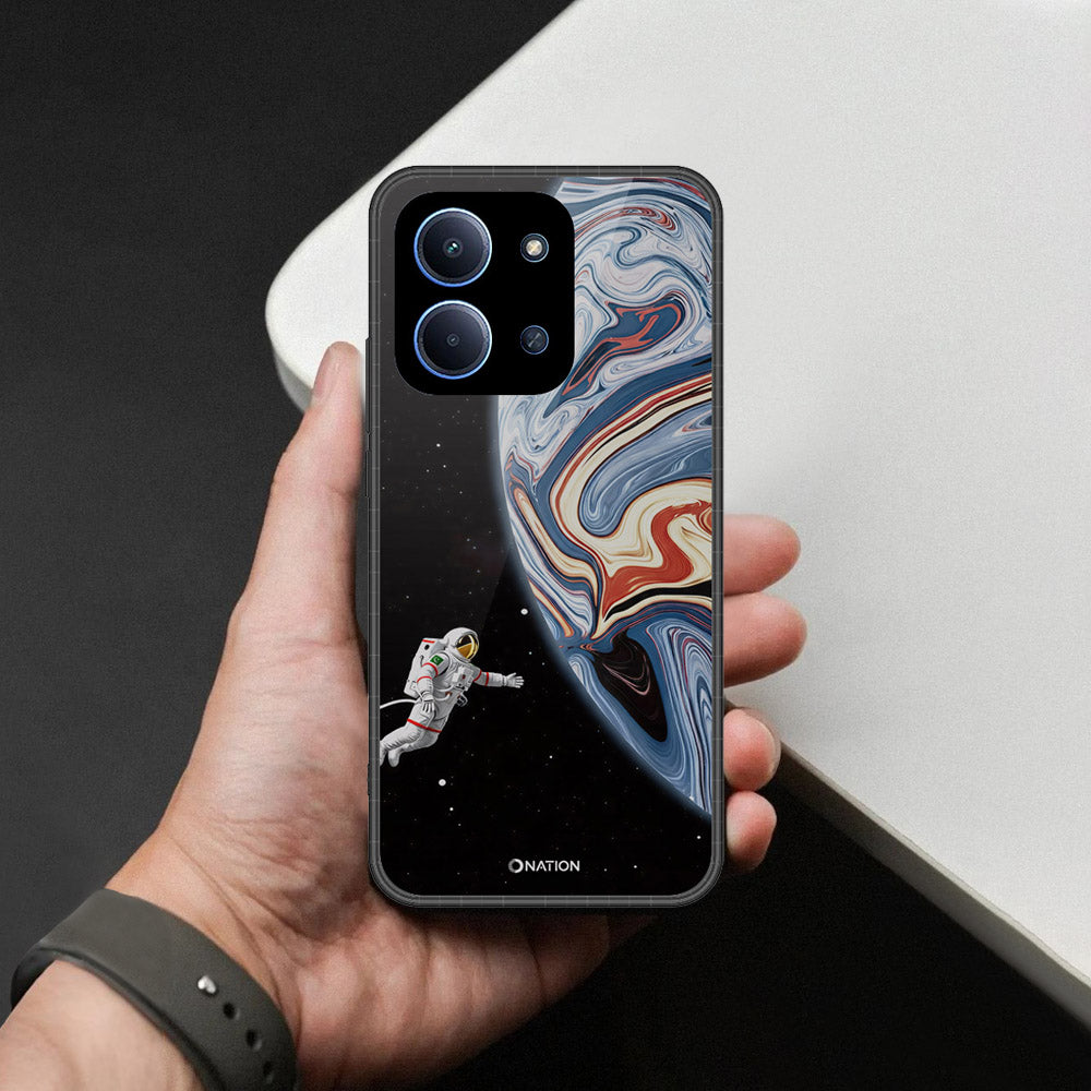 Xiaomi Redmi 15C 5G Cover - Cosmic Marble Astronaut Design - HQ Premium Shine Durable Shatterproof Case