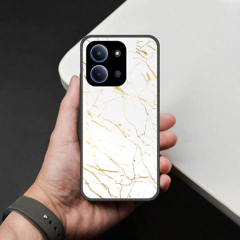 Xiaomi Redmi 15C 5G   Cover - White Marble Series 2 - HQ Premium Shine Durable Shatterproof Case