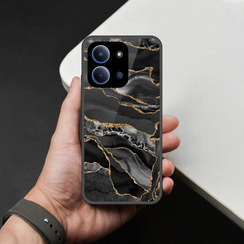 Xiaomi Redmi 15C 5G Cover - Black Marble Series - HQ Premium Shine Durable Shatterproof Case