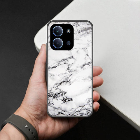 Xiaomi Redmi 15C 5G   Cover - White Marble Series - HQ Premium Shine Durable Shatterproof Case