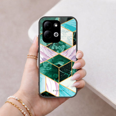 Xiaomi Redmi 17 Cover - Floral Series - Design 12 - Grey & Green - HQ Premium Shine Durable Shatterproof Case