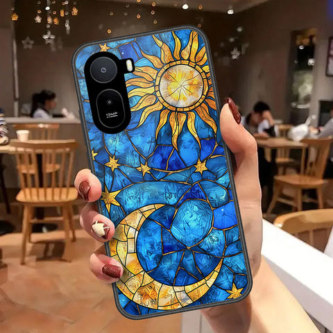 Xiaomi Poco C85x Cover - Celestial Starry Universe Series - HQ Ultra Shine Premium Infinity Glass Soft Silicon Borders Case