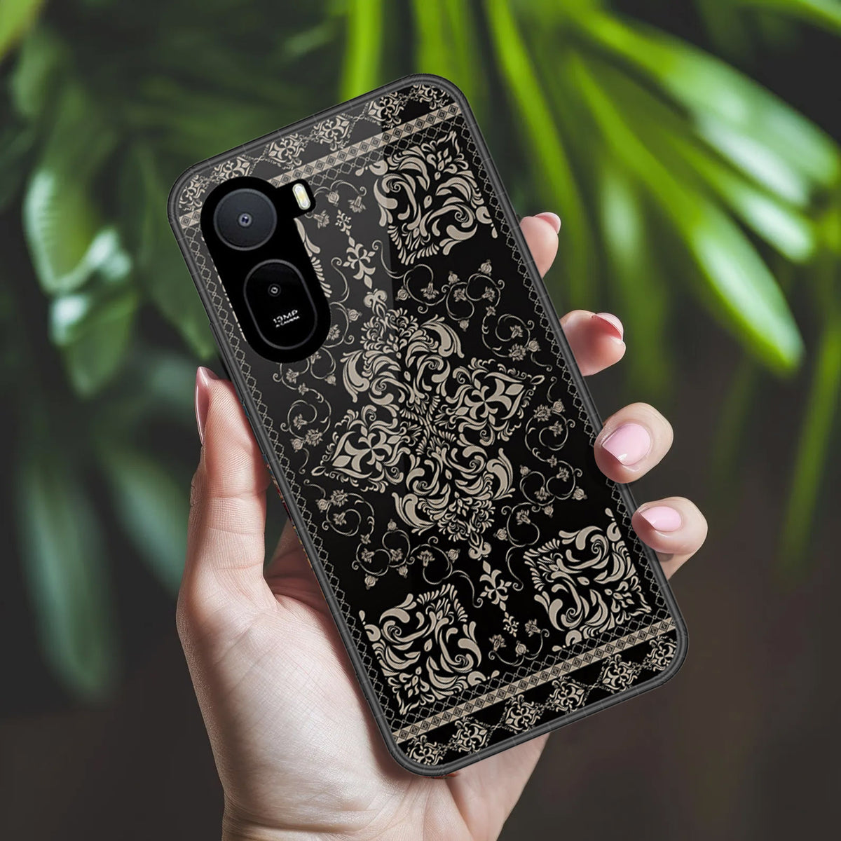 Xiaomi Poco C85x Cover - ONation Persian Rugs Series 2 - HQ Ultra Shine Premium Infinity Glass Soft Silicon Borders Case