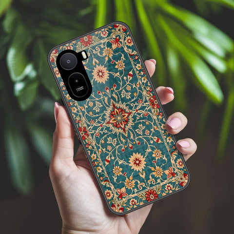 Xiaomi Poco C85x Cover - ONation Persian Rugs Series 2 - HQ Ultra Shine Premium Infinity Glass Soft Silicon Borders Case
