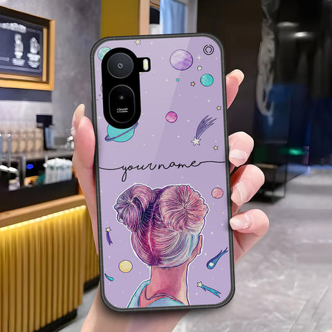 Xiaomi Poco C85x Cover - ONation Your Name Series - HQ Ultra Shine Premium Infinity Glass Soft Silicon Borders Case