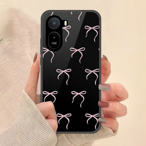 Xiaomi Poco C85x Cover - Onation Bow Series - HQ Ultra Shine Premium Infinity Glass Soft Silicon Borders Case