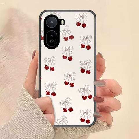 Xiaomi Poco C85x Cover - Onation Bow Series - HQ Ultra Shine Premium Infinity Glass Soft Silicon Borders Case