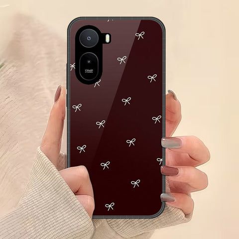 Xiaomi Poco C85x Cover - Onation Bow Series - HQ Ultra Shine Premium Infinity Glass Soft Silicon Borders Case