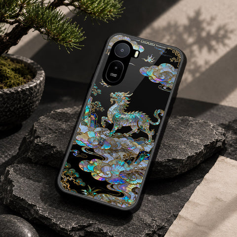 Xiaomi Poco C85x Cover - Pearl Dynasty Series - HQ Ultra Shine Premium Infinity Glass Soft Silicon Borders Case