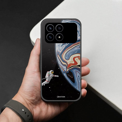 Xiaomi Poco F8 Pro Cover - Cosmic Marble Astronaut Design - HQ Premium Shine Durable Shatterproof Case