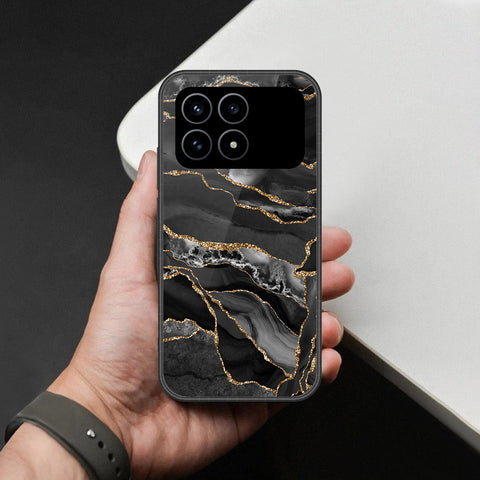 Xiaomi Redmi K90 Cover - Black Marble Series - HQ Premium Shine Durable Shatterproof Case