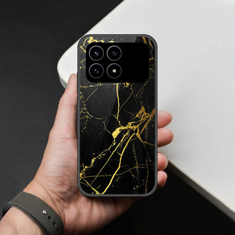 Xiaomi Redmi K90 Cover - Black Marble Series - HQ Premium Shine Durable Shatterproof Case