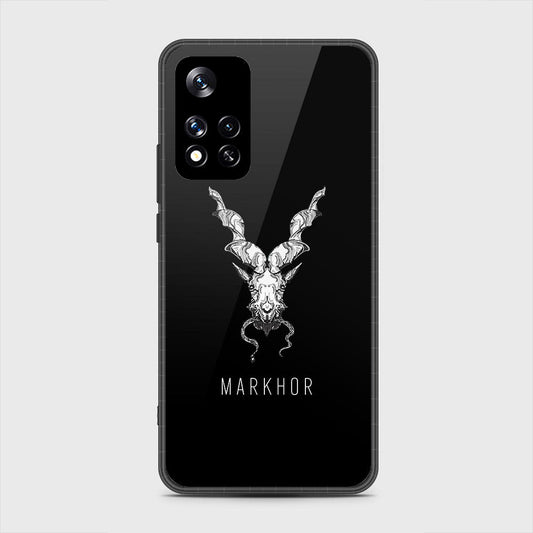 Xiaomi RedmXiaomi Redmi Note 11 Pro (China) Cover- Markhor Series - HQ Ultra Shine Premium Infinity Glass Soft Silicon Borders Case (Fast Delivery)