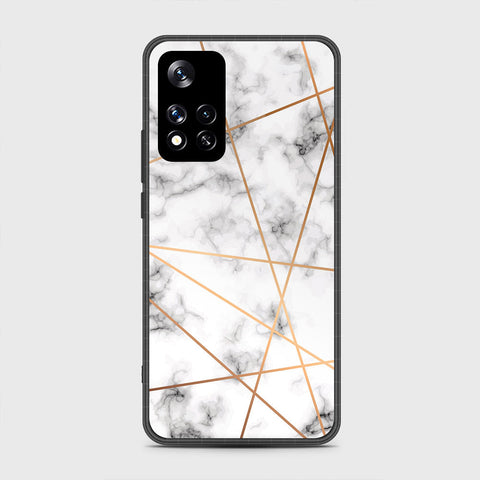 Xiaomi Redmi Note 11 Pro (China) Cover- White Marble Series 2 - HQ Ultra Shine Premium Infinity Glass Soft Silicon Borders Case