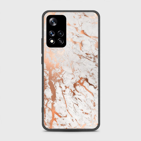Xiaomi Redmi Note 11 Pro (China) Cover- White Marble Series 2 - HQ Ultra Shine Premium Infinity Glass Soft Silicon Borders Case