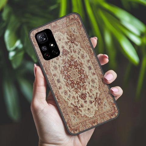 Xiaomi Redmi Note 11T 5G Cover - ONation Persian Rugs Series 2 - HQ Ultra Shine Premium Infinity Glass Soft Silicon Borders Case