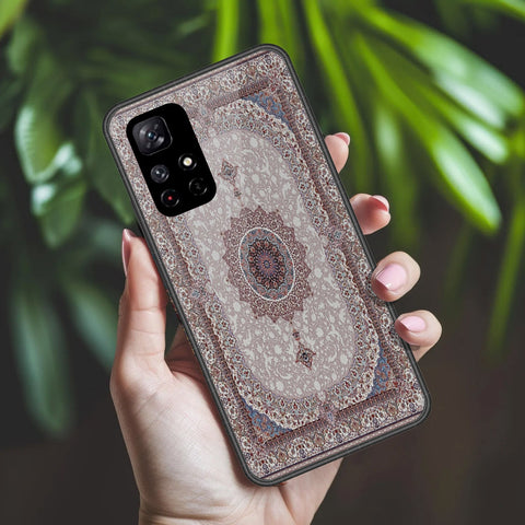 Xiaomi Redmi Note 11T 5G Cover - ONation Persian Rugs Series 2 - HQ Ultra Shine Premium Infinity Glass Soft Silicon Borders Case