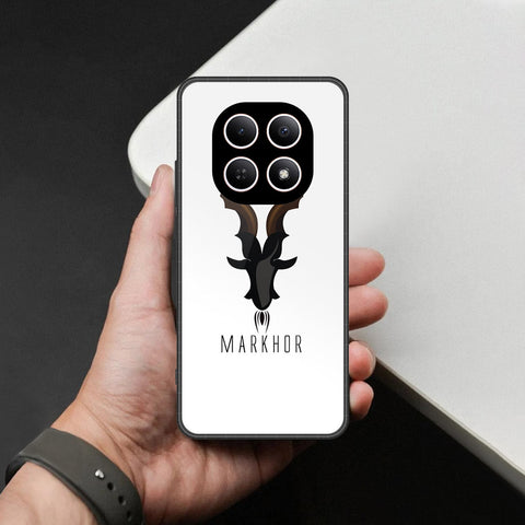 Xiaomi Redmi Note 15 Cover - Markhor Series - HQ Ultra Shine Premium Infinity Glass Soft Silicon Borders Case
