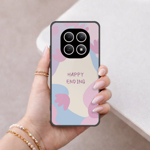 Xiaomi Redmi Note 15 Cover - Happy Series - HQ Ultra Shine Premium Infinity Glass Soft Silicon Borders Case