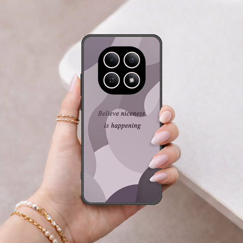 Xiaomi Redmi Note 15 Cover - Happy Series - HQ Ultra Shine Premium Infinity Glass Soft Silicon Borders Case