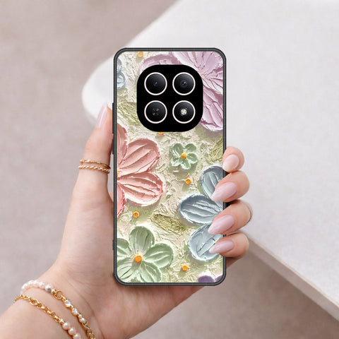 Xiaomi Redmi Note 15 Cover - Floral Series - Design 15 - Blue & Green - HQ Ultra Shine Premium Infinity Glass Soft Silicon Borders Case